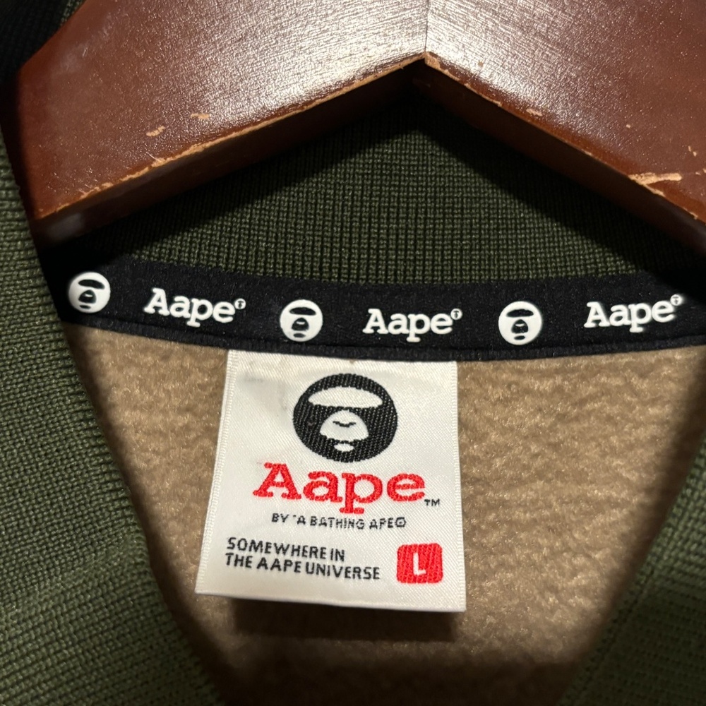 AAPE Now  by A Bathing Ape Camo Bomber Jacket - Medium - Picture 8 of 15